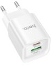 СЗУ HOCO (6942007630276) C147A 1USB+1Type-C 3.0A PD 20W+QC3.0 , White