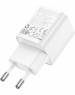 СЗУ HOCO (6942007630276) C147A 1USB+1Type-C 3.0A PD 20W+QC3.0 , White