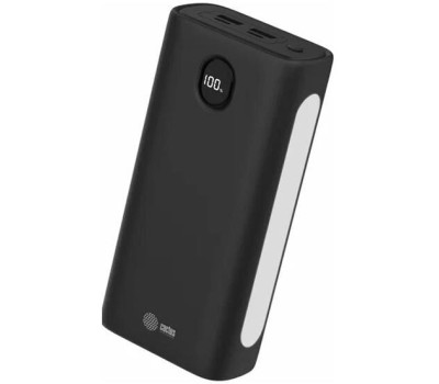 CACTUS Внешний аккумулятор (Power Bank) CS-PBFSJA-30000, 30000мAч, черный
