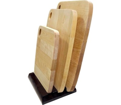 РОССИЯ 375225 Набор разделочных досок 1,8 см, массив березы, 3 шт: 18х25, 22х32, 25х35 см, покрыты маслом