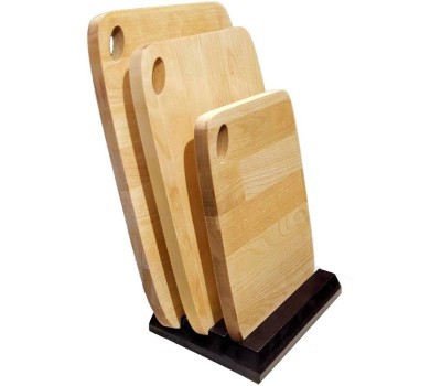 РОССИЯ 375225 Набор разделочных досок 1,8 см, массив березы, 3 шт: 18х25, 22х32, 25х35 см, покрыты маслом