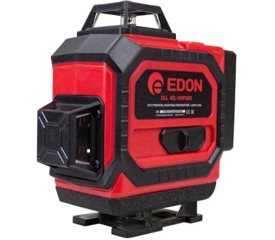 Лазерный уровень EDON CLL 4D/40FW combo черный/красный 37650