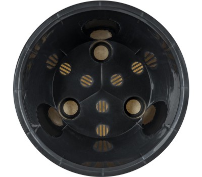 Горшок цветочный HOMVER Pepper D160мм, 1,6л с дренажной вставкой (светло-бежевый) 221606425/01