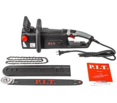 Пила цепная электрическая P.I.T. Пила цепная электрич. PKE405-C7 (2400Вт, 405мм, 8500 об/мин, 15м/с, автоподача масла, тормоз)
