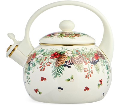 Чайник AGNESS ЧАЙНИК ЭМАЛИРОВАННЫЙ СО СВИСТКОМ СЕРИЯ 