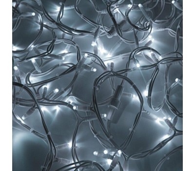 NEON-NIGHT Гирлянда светодиодная Нить 20м 200 LED БЕЛЫЙ белый каучук IP67 постоянное свечение 24В соединяется нужен трансформатор 531-100/531-311/531-312