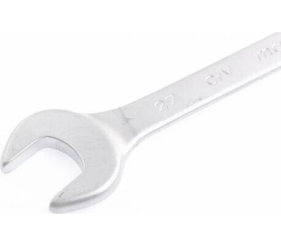 Комбинированный ключ MATRIX Ключ комбинированный, 27 мм, CrV, матовый хром 15120