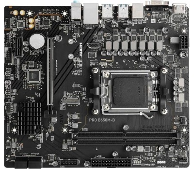 Материнская плата MSI Материнская плата AMD B650 SAM5 MATX PRO B650M-B