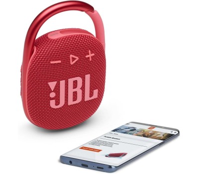Колонка портативная JBL Колонка портативная Clip 4, 5Вт, красный [ clip4redam]