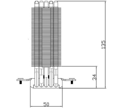 THERMALRIGHT Устройство охлаждения (кулер) Assassin King 120 Mini V2, 4-pin, 120мм, черный, retail [ak120-mini-v2]