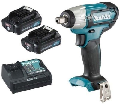 MAKITA Ударный гайковерт TW141DWAE, 2Ач, с двумя аккумуляторами