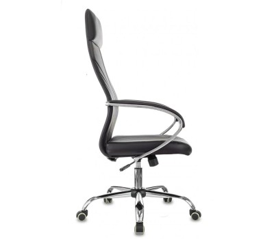 Кресло компьютерное БЮРОКРАТ Кресло CH-610SL, экокожа, до 150кг, черный