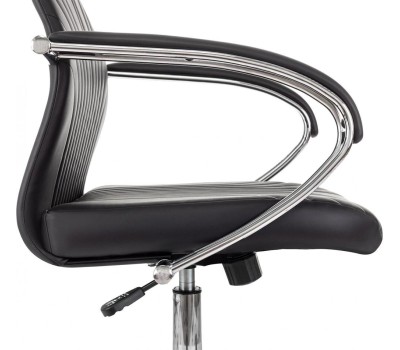 Кресло компьютерное БЮРОКРАТ Кресло CH-610SL, экокожа, до 150кг, черный