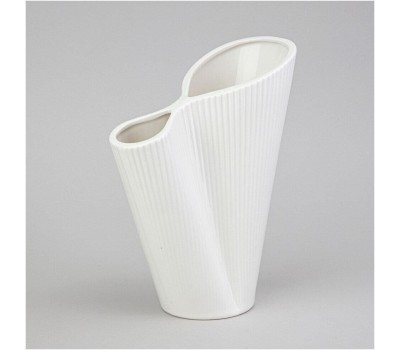 Ваза LEFARD ВАЗА 17*9.3*21.5СМ ЦВЕТ: БЕЛЫЙ 374-141