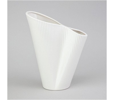 Ваза LEFARD ВАЗА 17*9.3*21.5СМ ЦВЕТ: БЕЛЫЙ 374-141