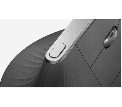 LOGITECH Мышь беспроводная MX Vertical, Bluetooth/Радио, вертикальная, оптическая, USB, 4000dpi, черный [910-005451]