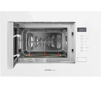 Микроволновая печь HOMSAIR Встраиваемая микроволновая печь MOB205WH, 20л, 1080Вт, белый