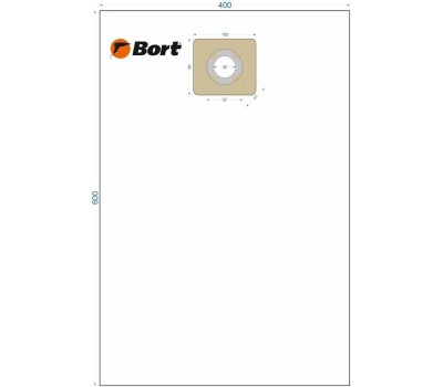BORT Комплект мешков пылесборных для пылесоса BB-013U