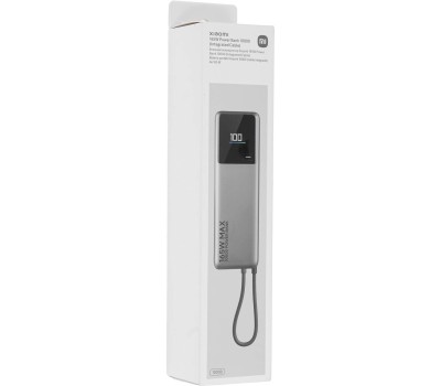 Аккумулятор внешний XIAOMI Внешний аккумулятор со встроенным кабелем 165W Power Bank 10000mAh (Integrated Cable) GL