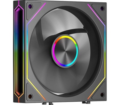 PCCOOLER Вентилятор F3 X120R BK Reverse, 120мм, 4-pin, 1800об/мин, 15 - 28.4 дБ, ARGB, черный, Ret [f3x12r-bkac-gl]