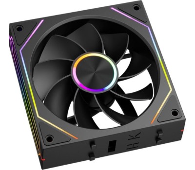 PCCOOLER Вентилятор F3 X120R BK Reverse, 120мм, 4-pin, 1800об/мин, 15 - 28.4 дБ, ARGB, черный, Ret [f3x12r-bkac-gl]