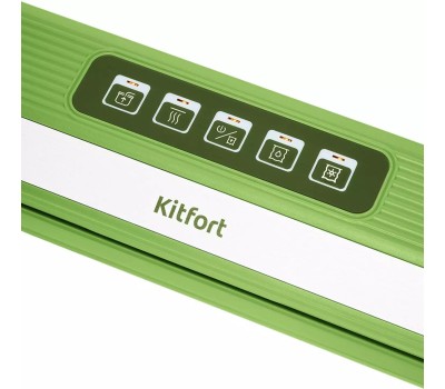 KITFORT Вакуумный упаковщик КТ-1558 ручной 70Вт 0.6Бар шир.пак.:30см зеленый