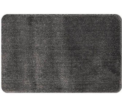 САНАКС - Коврик в ванную РАННЕР 172 одинарный, серый, однотонный, 400 х 600 мм, 100% полиэстер 08804