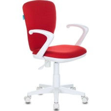 Кресло БЮРОКРАТ Кресло детское KD-W10AXSN красный 26-22 крестовина пластик пластик белый