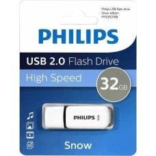 Флешка PHILIPS 32Gb SNOW2.0 Белый/Серый (FM32FD70B/97)