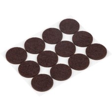 РЫЖИЙ КОТ Накладки-протекторы для мебели самоклеящиеся 12шт 28мм, коричневый (105204)