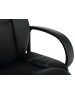 Кресло компьютерное БЮРОКРАТ Кресло руководителя CH-839 черный Leather Black экокожа крестов. пластик