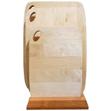 РОССИЯ 375125 Набор разделочных досок 1,8 см, массив березы, 3 шт: 18х25, 22х32, 25х30 5см, покрыты маслом