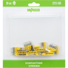 WAGO 2273-205 Экcпресс-клемма, 5-проводная до 2,5 мм², (6 шт/уп)