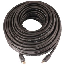 NONAME Кабель аудио-видео WH-111 HDMI (m)/HDMI (m) 35м. позолоч.конт. черный (10879)