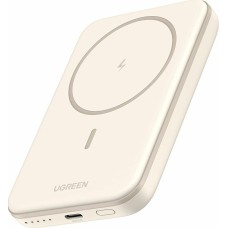 UGREEN Внешний аккумулятор магнитный PB560 (25207) 5000mAh Magnetic Wireless Power Bank 15W. Цвет: белый