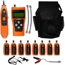 LANMASTER Кабельный тестер LAN-PRO-L/TPK-N-8R оранжевый, черный