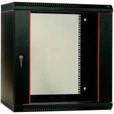 ЦМО Шкаф коммутационный ШРН-Эконом ШРН-Э-18.650-9005 настенный, стеклянная передняя дверь, 18U, 600x930x650 мм