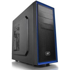 Корпус для ПК DEEPCOOL Корпус TESSERACT BF (ATX, Black-Blue, CPU 169mm, VGA 310mm, 1 x USB3.0, 1 x USB2.0, Audio x 1, Mic x 1, «Ext. 5.25»x 2, Int. 3.5»x4, 2.5»x3, Rear fan 120mm, W/O PSU) (712220)»