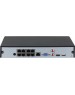 DAHUA DHI-NVR2108HS-8P-I2 8-канальный IP-видеорегистратор с PoE, 4K, H.265+, видеоаналитика, входящий поток до 144Мбит/с, 1 SATA III до 10Тбайт