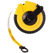 DELI Мерная лента DL9830ZY 30м x 14.5мм, ударопрочный корпус, полотно из стекловолокна и ПВХ