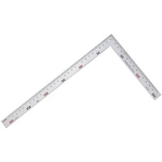 DELI Угольник двусторонний цельнометаллический DL7130 150х300мм, нержавеющая сталь