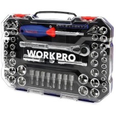 Набор инструментов WORKPRO Набор инструментов WP202566, 63 предмета