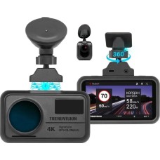 Видеорегистратор TRENDVISION Видеорегистратор TDR-725 Real 4K черный 8Mpix 2160x3840 2160p 170гр. GPS NT96670