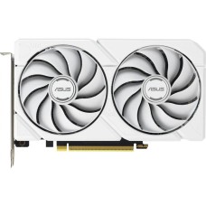 Видеокарта ASUS Видеокарта PCI-E 5.0 DUAL-RX9060XT-16G-WHITE AMD Radeon RX 9060XT 16Gb 128bit GDDR6 2620/20000 HDMIx1 DPx2 HDCP Ret