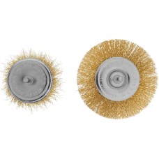 MATRIX Набор щеток для дрели, 2 шт, 1 плоская, 100 мм, 1 