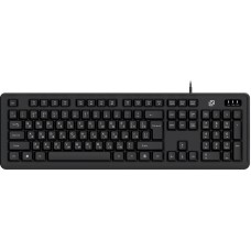 OKLICK Клавиатура Оклик K175 черный USB Multimedia кабель 1.8м