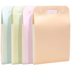 DELI Папка-портфель PM323 на кнопке 13 отдел. A4 полипропилен ассорти/ассорти