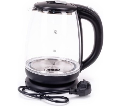 Чайник HOMESTAR HS-1018 (1,8 л. стекло)