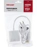 Переходник REXANT (17-6934) Переходник штекер HDMI - гнездо VGA провод + 3.5мм с питанием белый