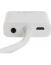 Переходник REXANT (17-6934) Переходник штекер HDMI - гнездо VGA провод + 3.5мм с питанием белый